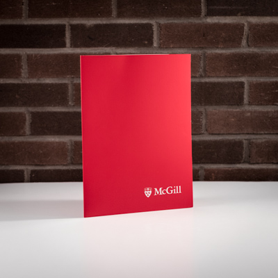 McGill University Folder Red 