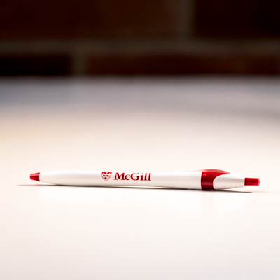 McGill Pen Red White
