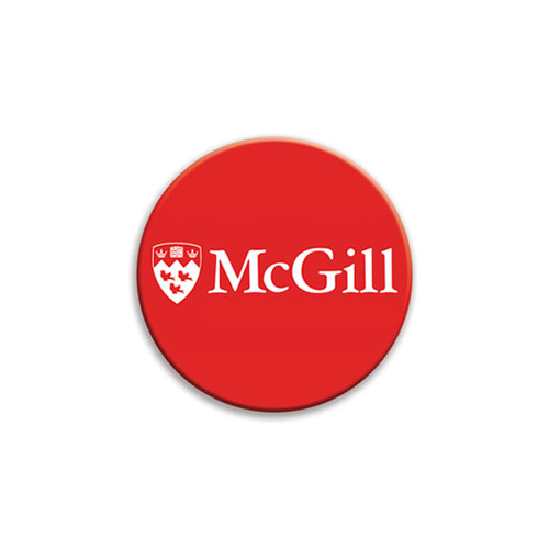 McGill Fridge Magnet Red, White and True