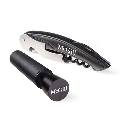 McGill Wine Bottle Opener and Vacuum Stopper