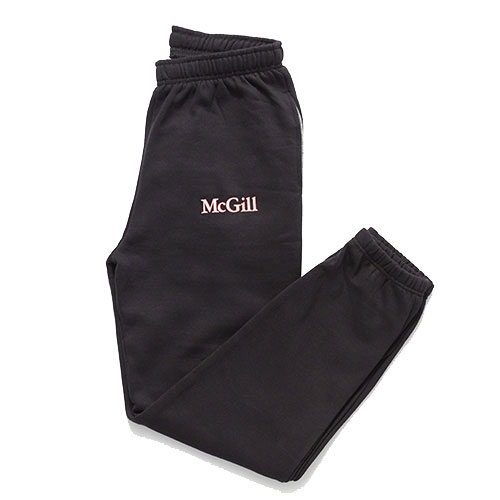 McGill Print Fleece Pant - BLACK