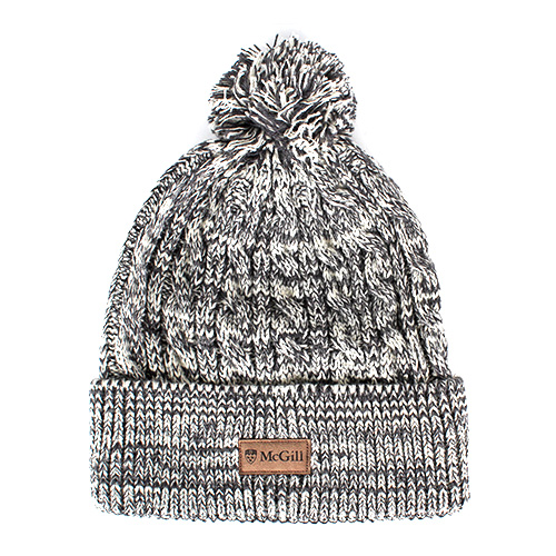 Winter Hat Cable Knit Aspen Grey