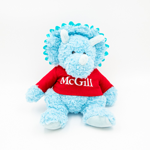 McGill Triceratops Cuddle Buddy with Red Tee