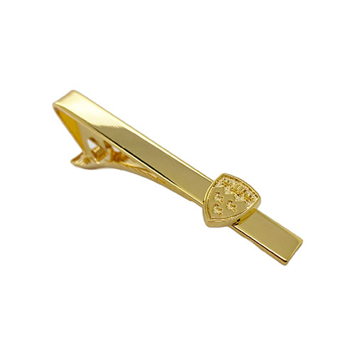 Tie Bar Gold with Crest