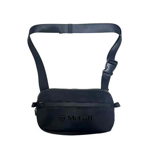 McGill Genius Belt Bag is a convenient and secure way to transport your favourite essentials. The tone-on-tone McGill logo is a subtle nod to your school pride