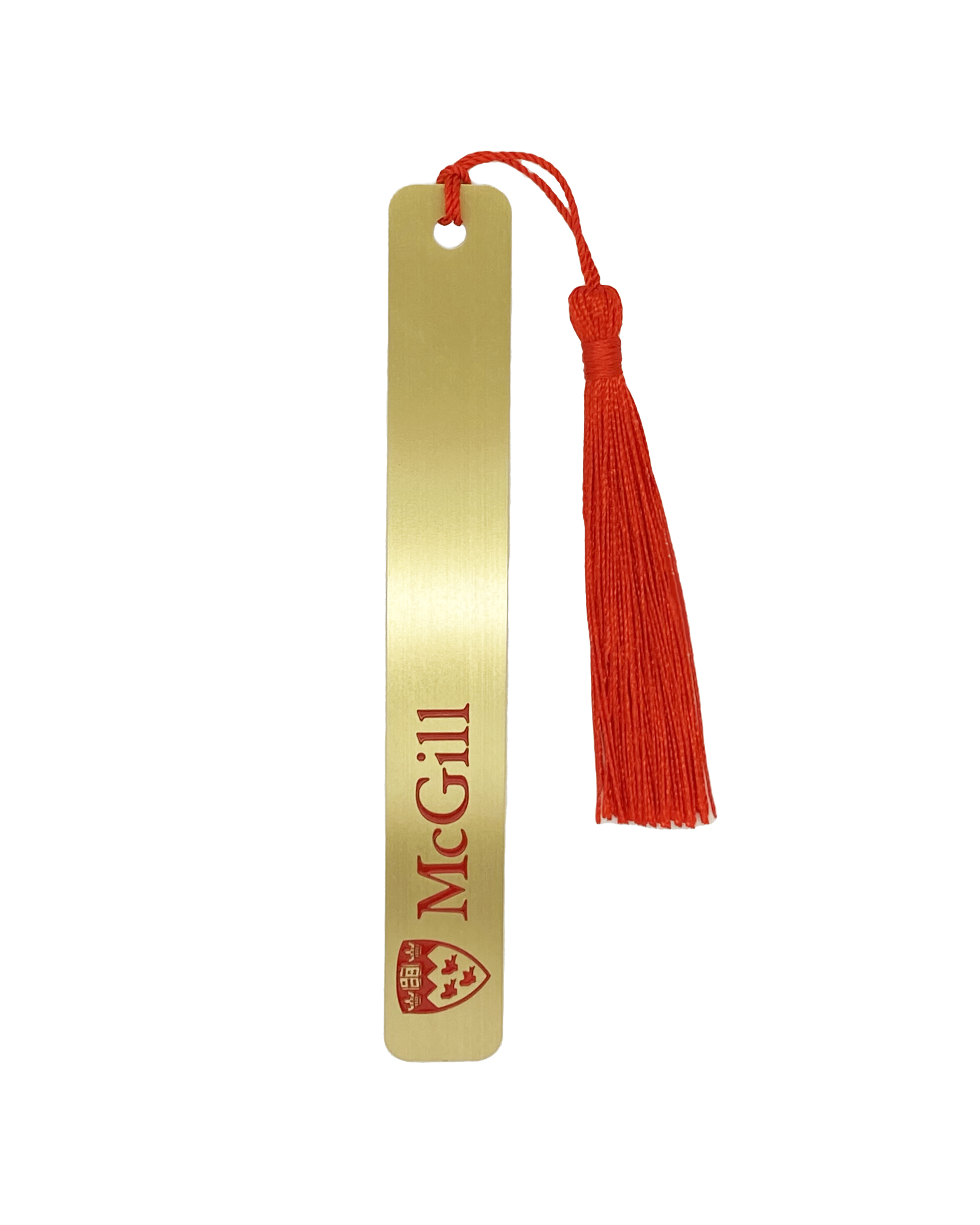 McGill Crest Gold Bookmark