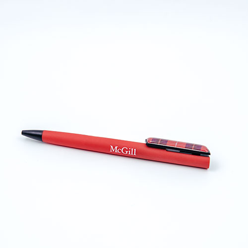 McGill Plaid Print Pen