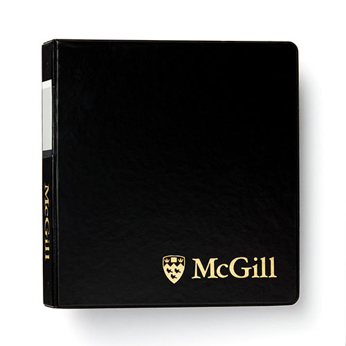 McGill Classic Binder 1.5 inch - BLACK
