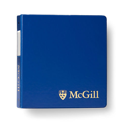 McGill Classic Binder 1 inch - BLUE