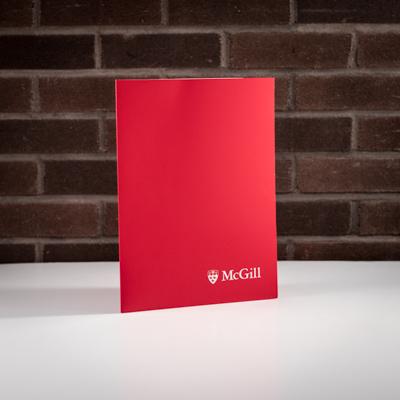McGill University Folder Red 