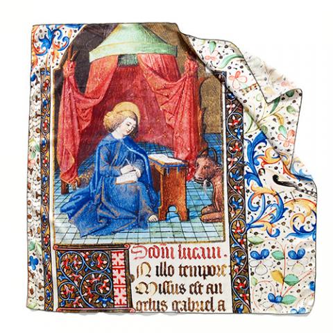McGill Book of Hours Square Silk-Touch Scarf 