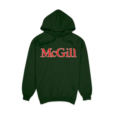 McGill Classic Green Printed Hoodie