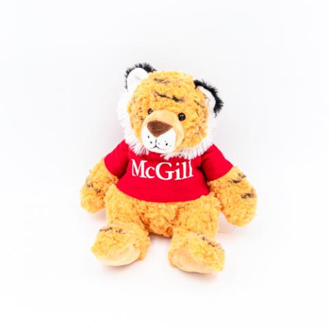 McGill Tiger Cuddle Buddy with Red Tee