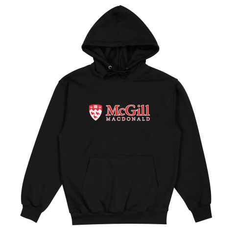 HOODIE SUPERSOFT EMBROIDERED MACDONALD BLACK