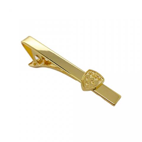 Tie Bar Gold with Crest