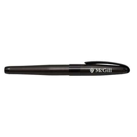Get boardroom ready with this gunmetal rollerball pen that has a removable cap, pocket clip and features a laser engraved McGill logo